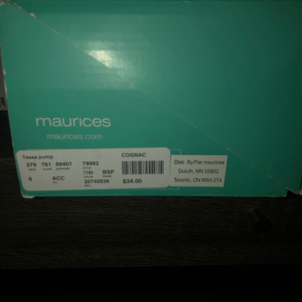Maurices cognac Teresa pump - Picture 5 of 8